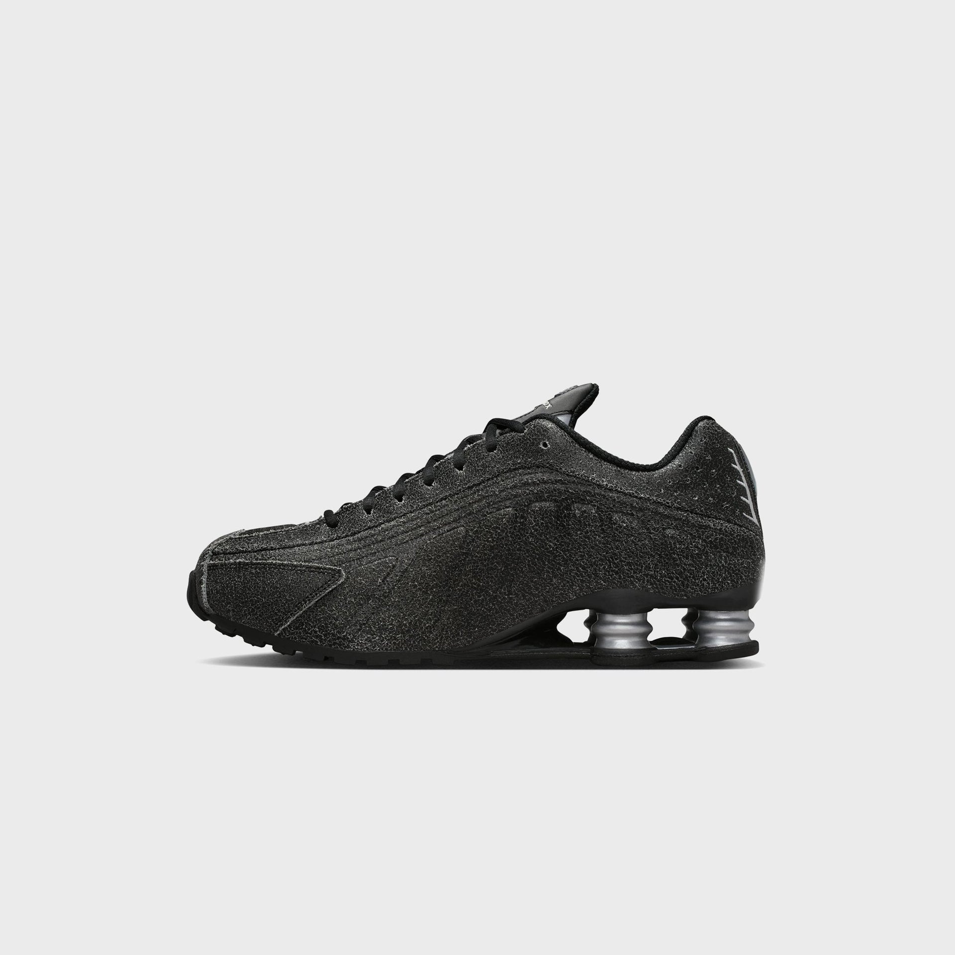 Nike Shox R4 - Black / Sail / Light Smoke Grey / Metallic Silver