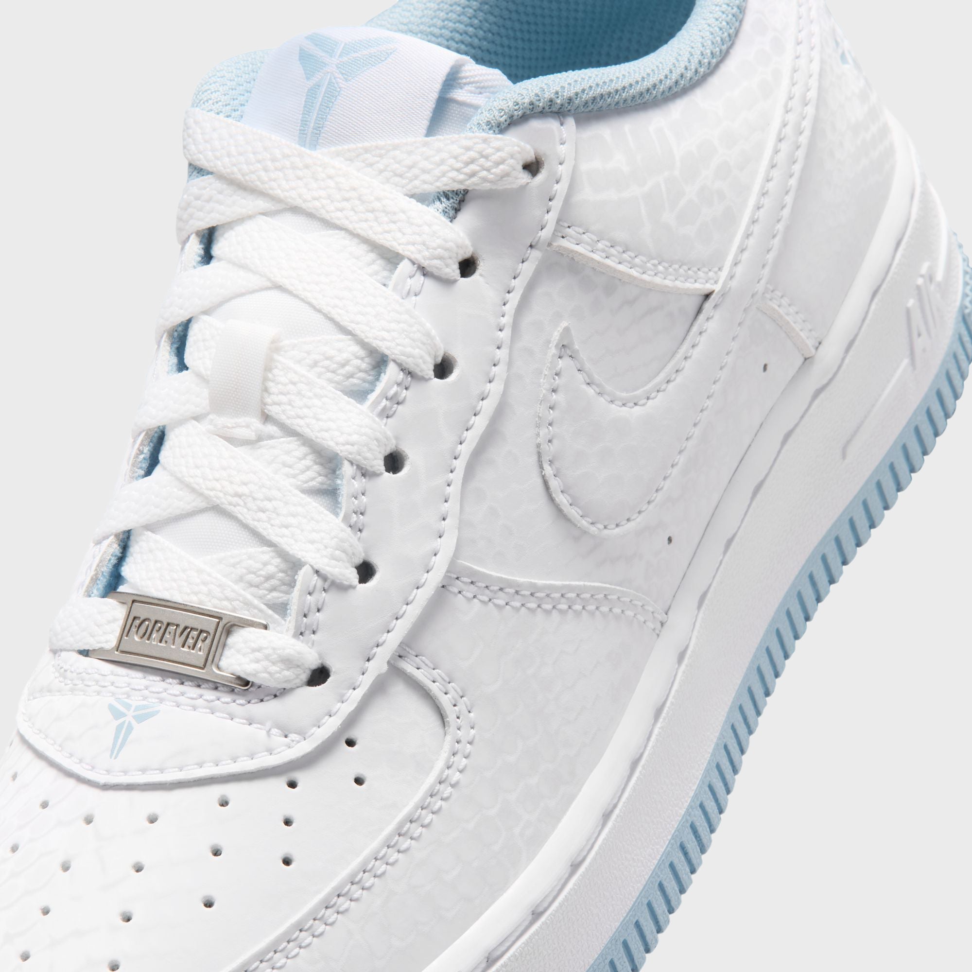Nike GS Air Force 1 Low - White / Armoury Blue / White – Kith