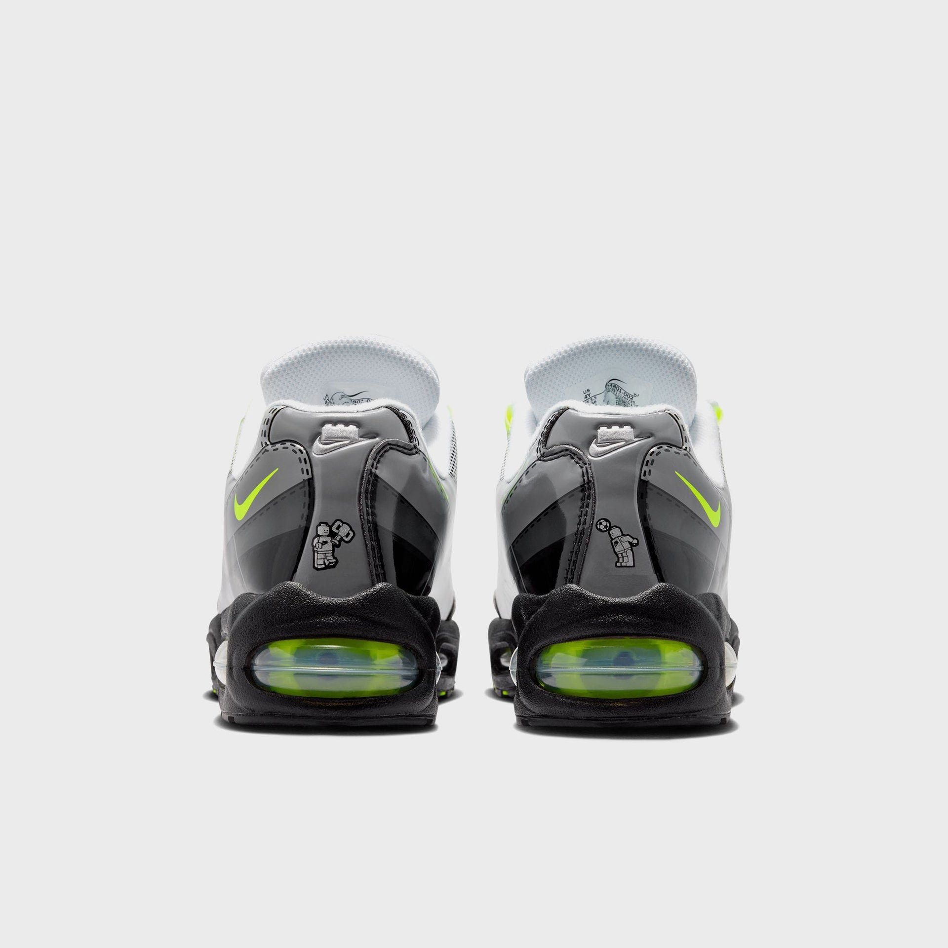 Nike x LEGO® GS Air Max 95 - Black / Dark Smoke Grey / Smoke Grey / Metallic Silver