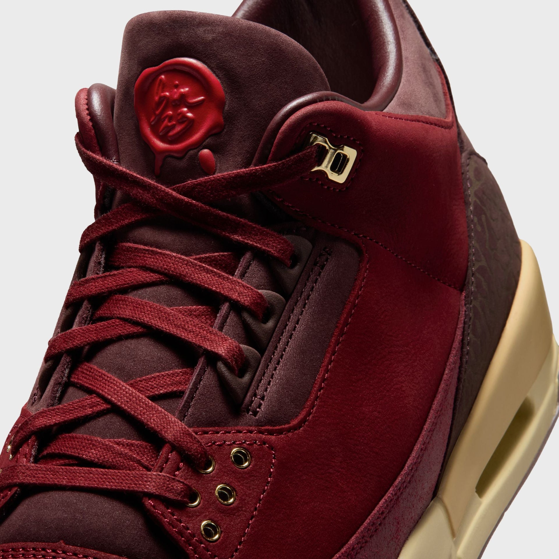 Jordan Air Jordan 3 Retro OG Premium - Team Red / Burgundy Crush