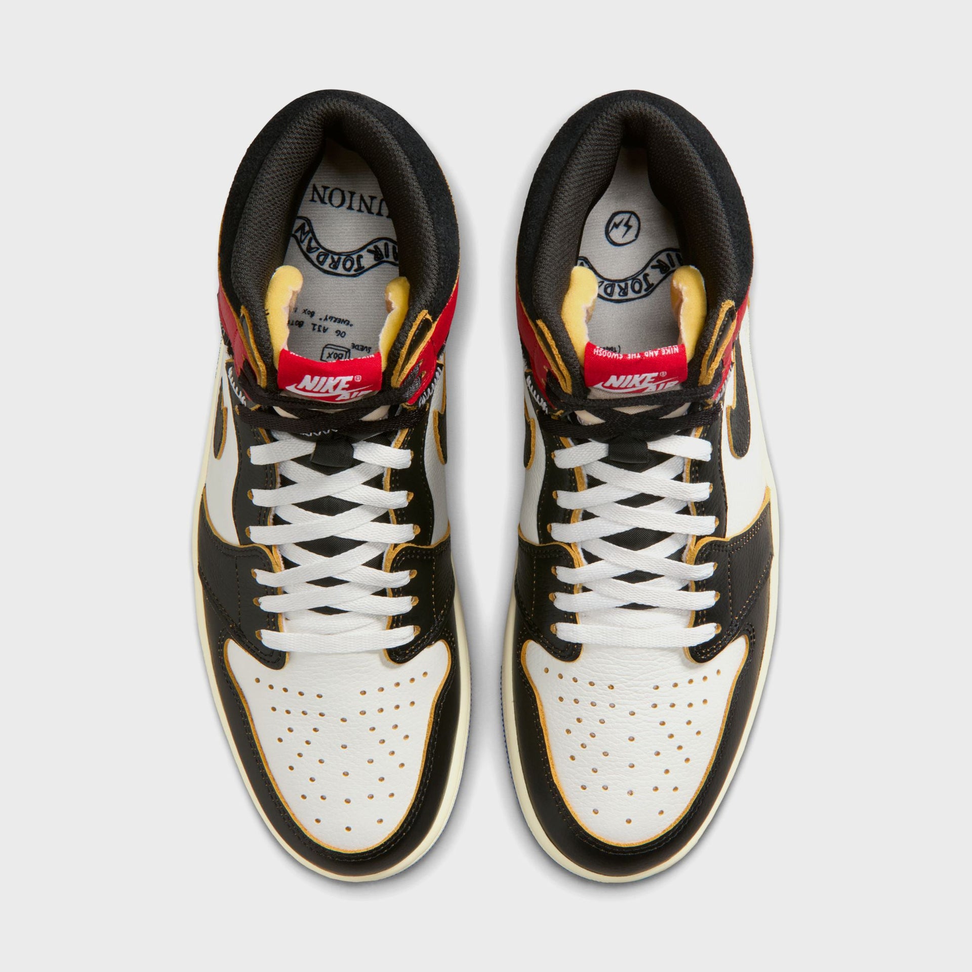 Jordan x Fragment x Union LA Air Jordan 1 Retro High OG - Black / White / Varsity Red / Sport Royal