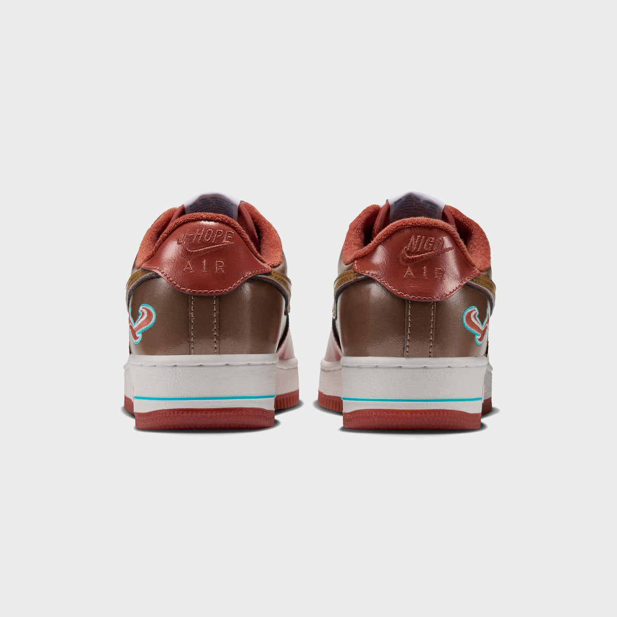 Nike x NIGO x J-Hope Air Force 1 '01 - Burnt Sunrise / Metallic Gold