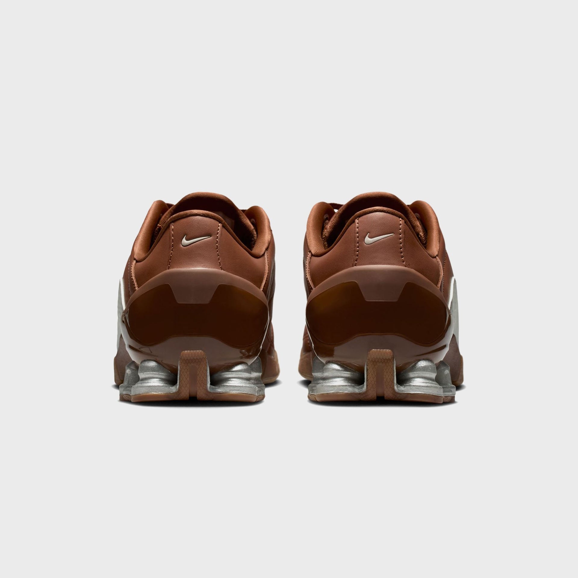 Nike T90 Shox Magia Qs - Pecan / Metallic Silver / Rustic / Gum Med Brown