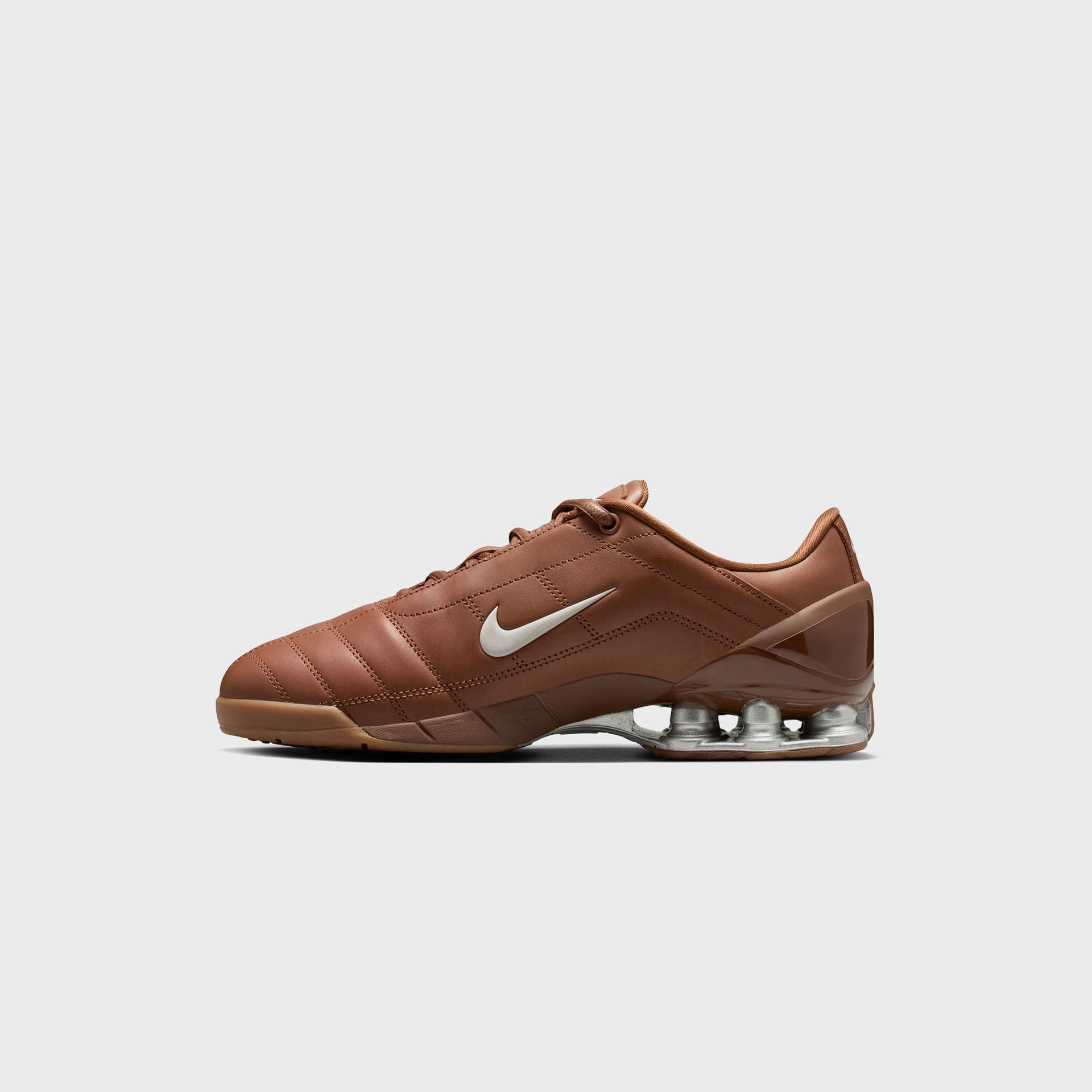 Nike T90 Shox Magia Qs - Pecan / Metallic Silver / Rustic / Gum Med Brown