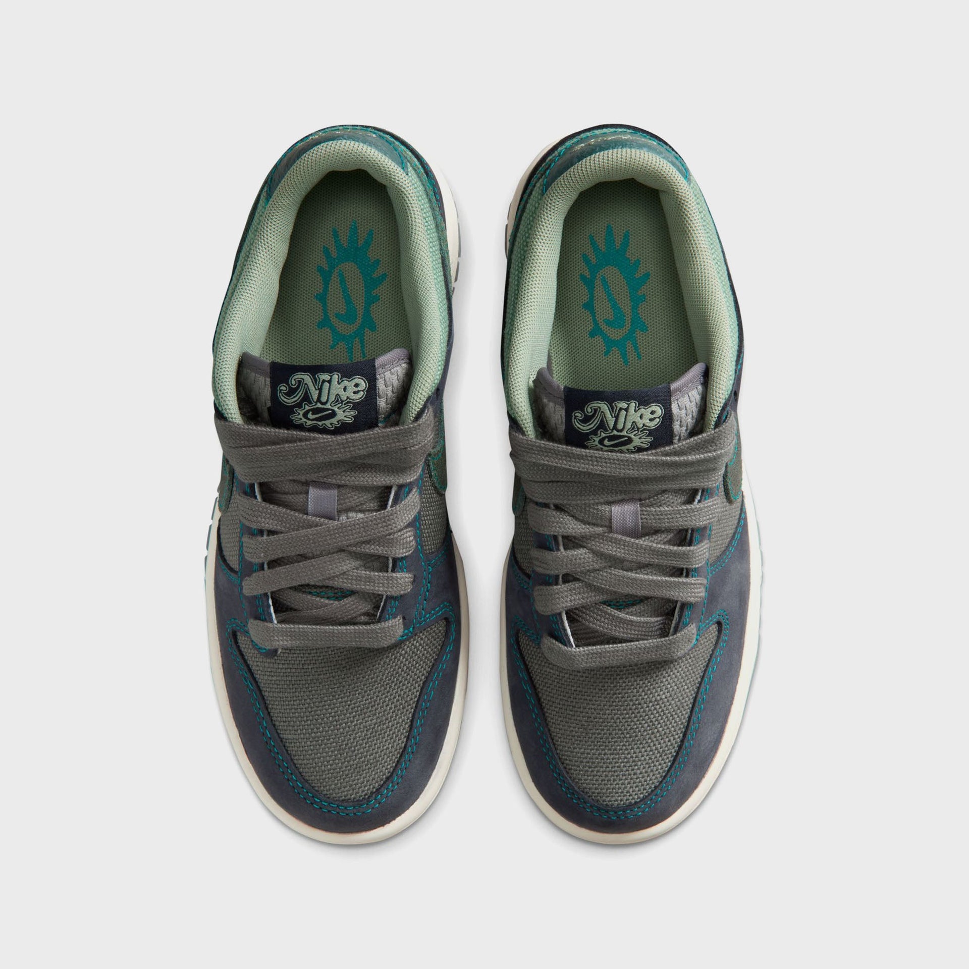 Nike GS Dunk Low LV8 1 - Pencil Point / Dark Obsidian / Steam / Mineral Slate