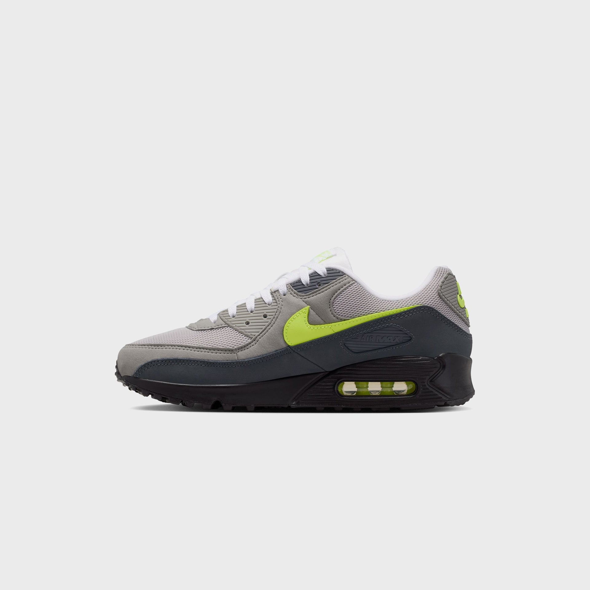 Nike Air Max 90 - Black / Anthracite / Light Charcoal / Neon Yellow