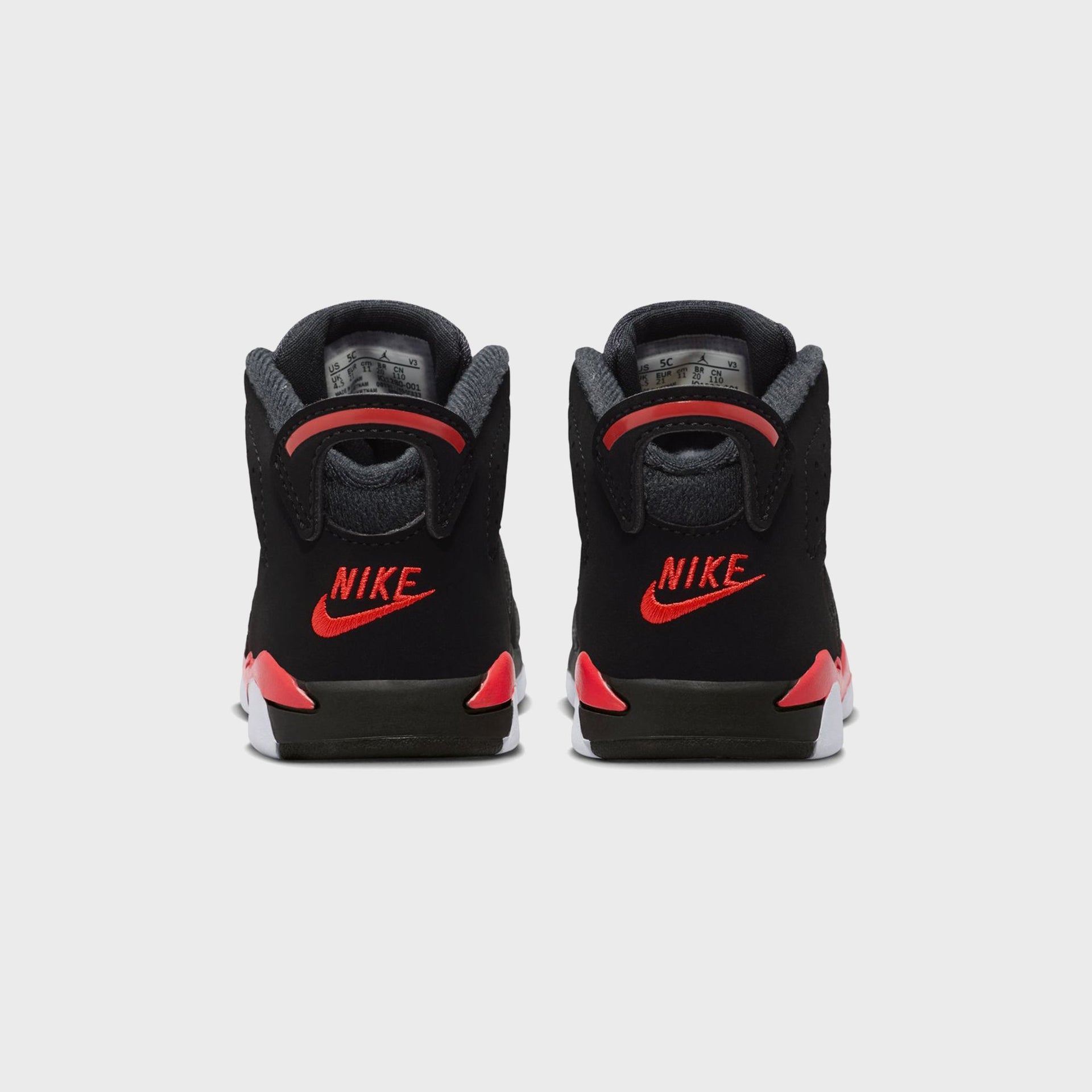 Jordan TD Air Jordan 6 Retro - Black / Light Crimson