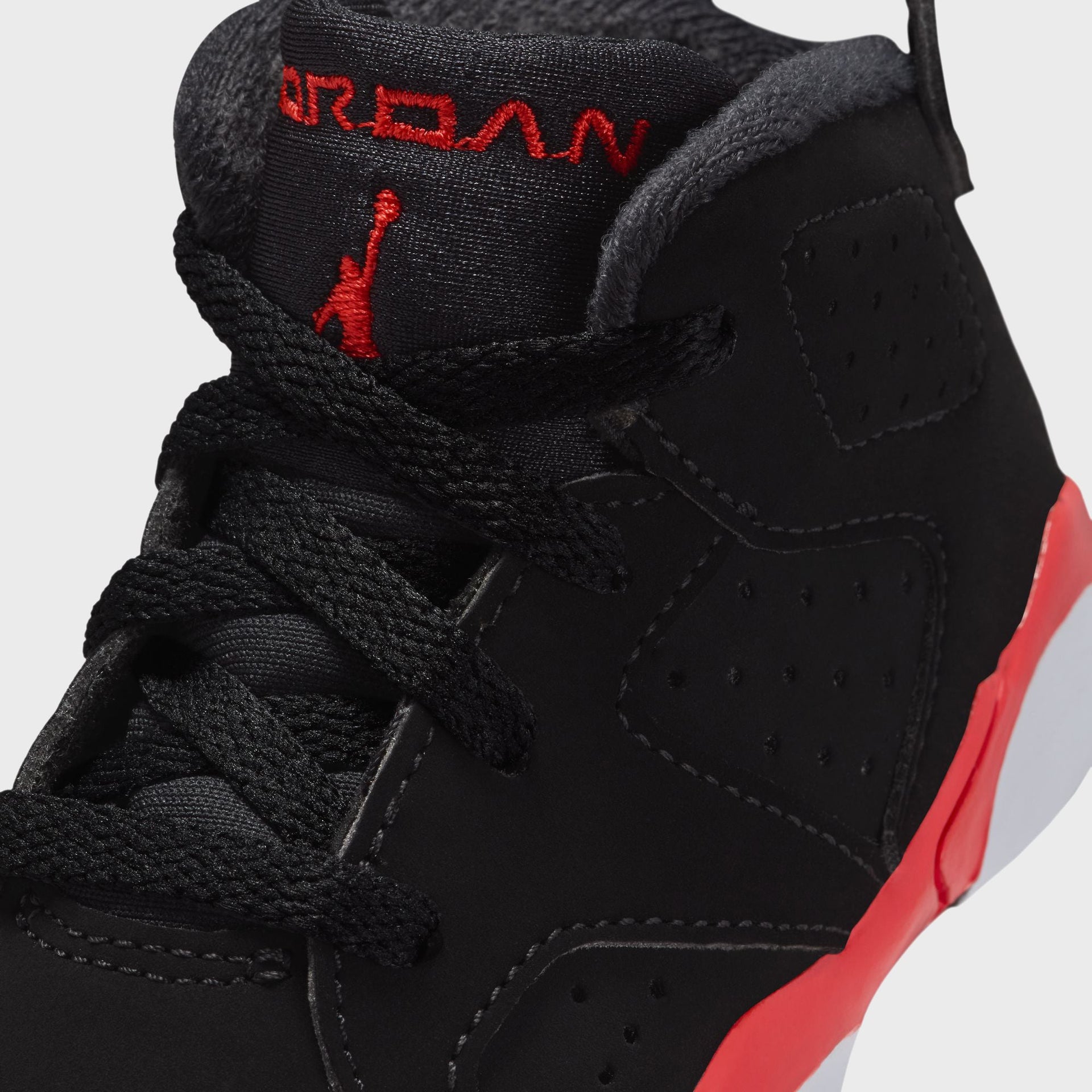 Jordan TD Air Jordan 6 Retro - Black / Light Crimson