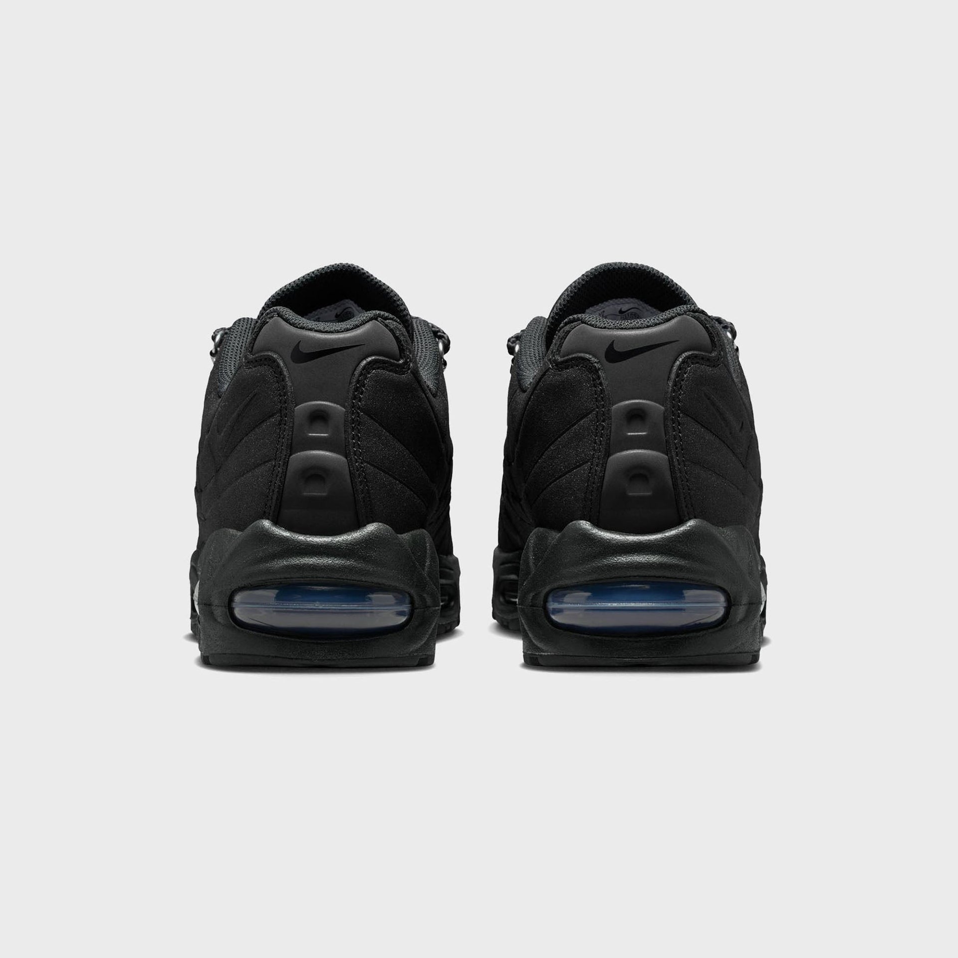 Nike Air Max 95 Big Bubble - Black / Black / Off Noir / Metallic Silver