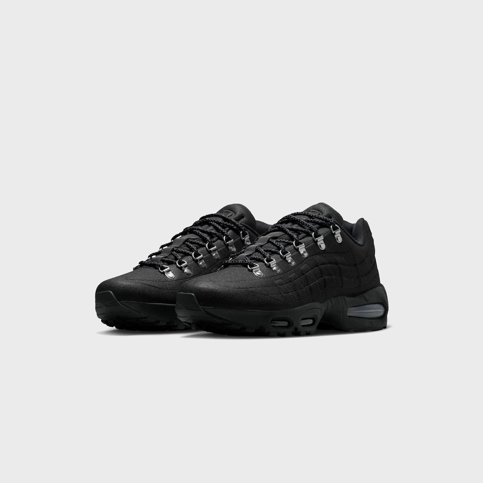 Nike Air Max 95 Big Bubble - Black / Black / Off Noir / Metallic Silver