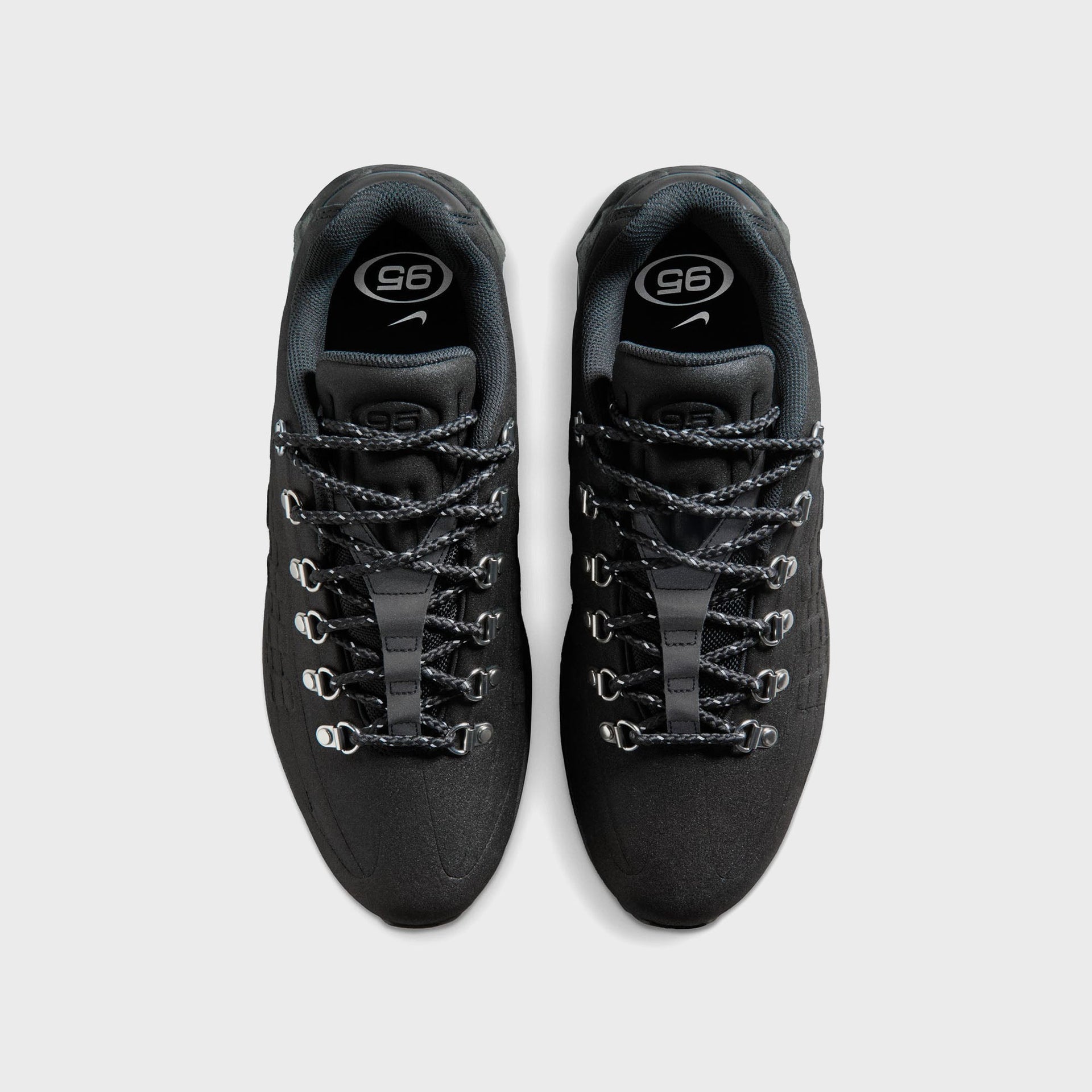 Nike Air Max 95 Big Bubble - Black / Black / Off Noir / Metallic Silver