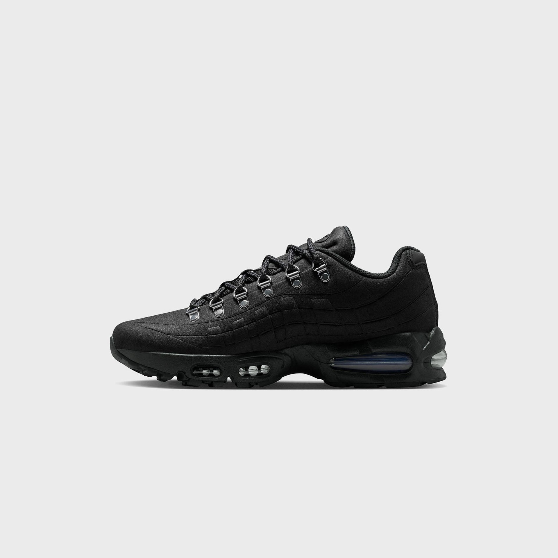 Nike Air Max 95 Big Bubble - Black / Black / Off Noir / Metallic Silver