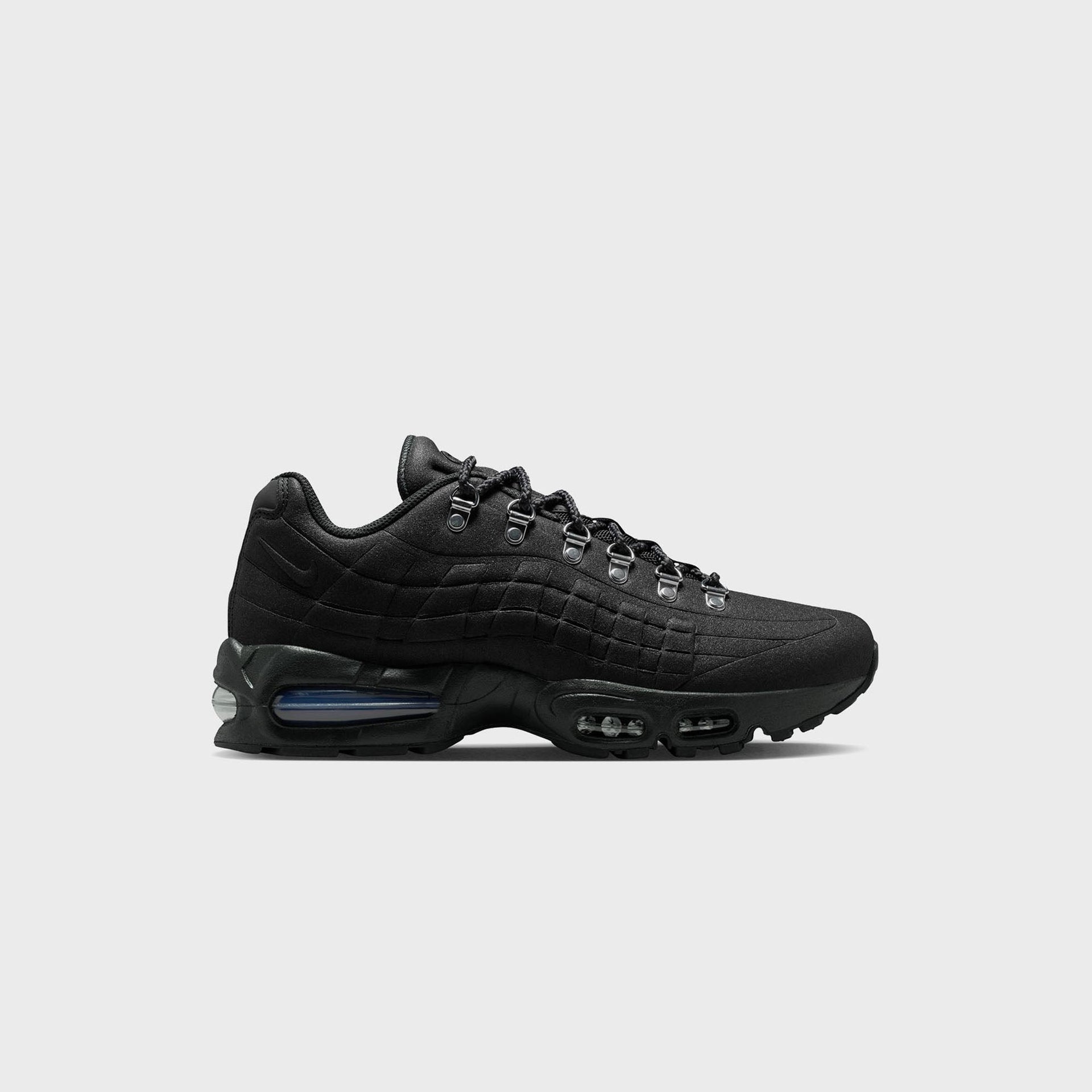 Nike Air Max 95 Big Bubble - Black / Black / Off Noir / Metallic Silver