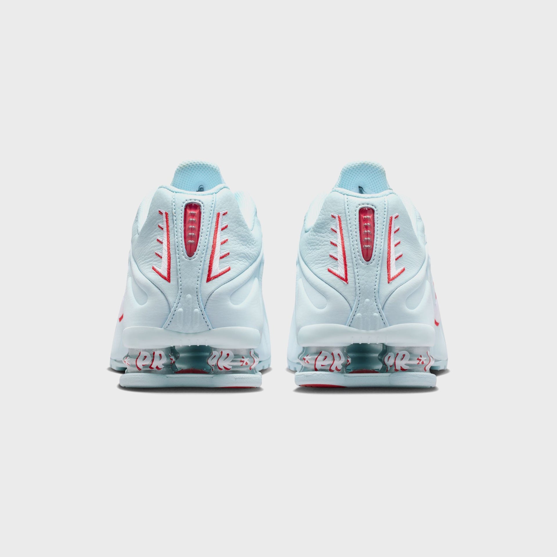 Nike Shox R4 - Glacier Blue / White / University Red / Metallic Silver