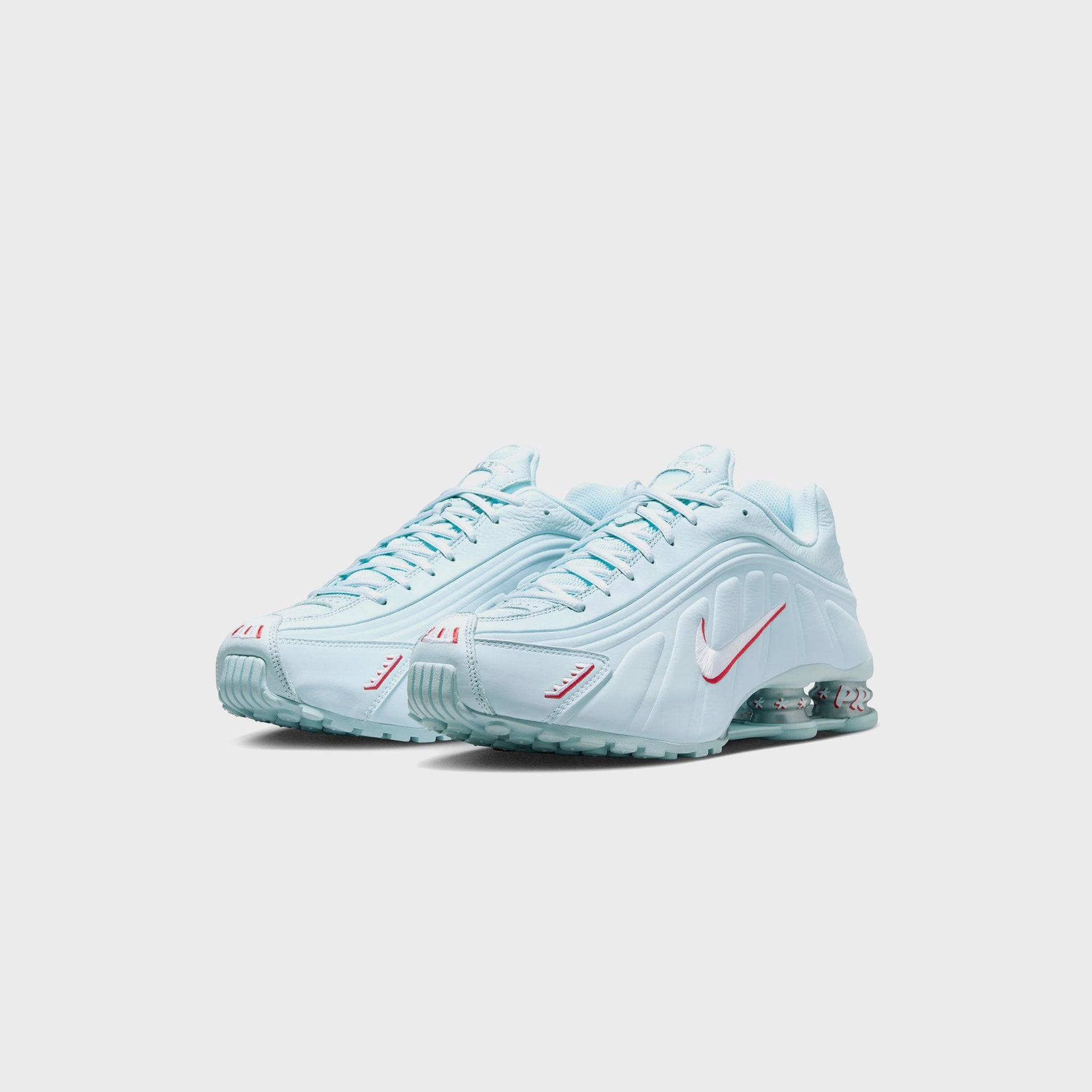 Nike Shox R4 - Glacier Blue / White / University Red / Metallic Silver