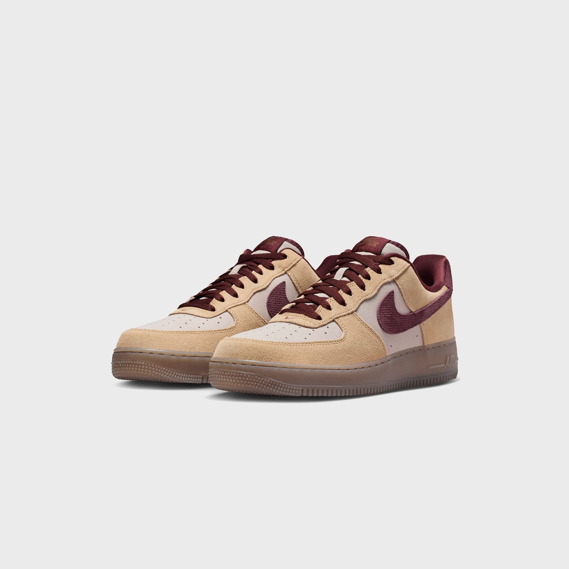 Nike Air Force 1 '07 Premium - Linen / Burgundy Crush / Moon Particle