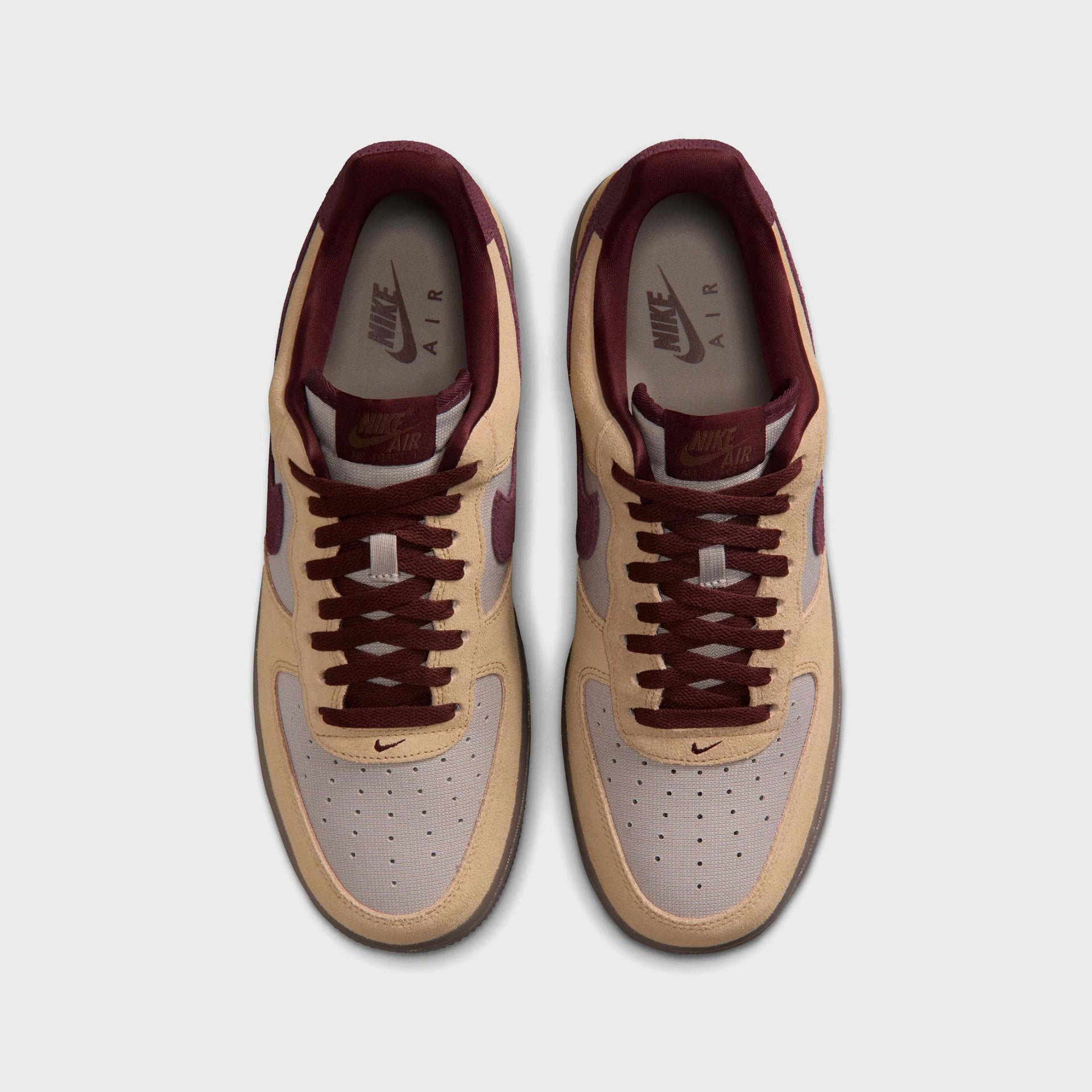 Nike Air Force 1 '07 Premium - Linen / Burgundy Crush / Moon Particle