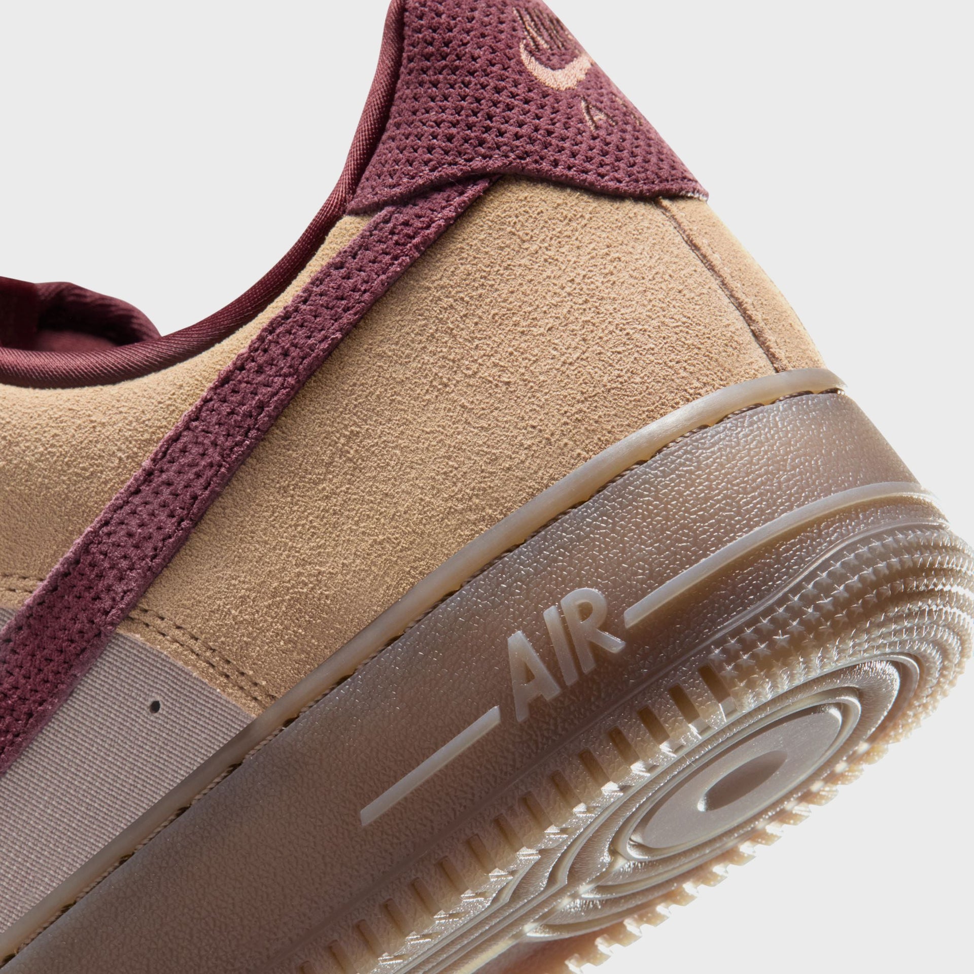 Nike Air Force 1 '07 Premium - Linen / Burgundy Crush / Moon Particle