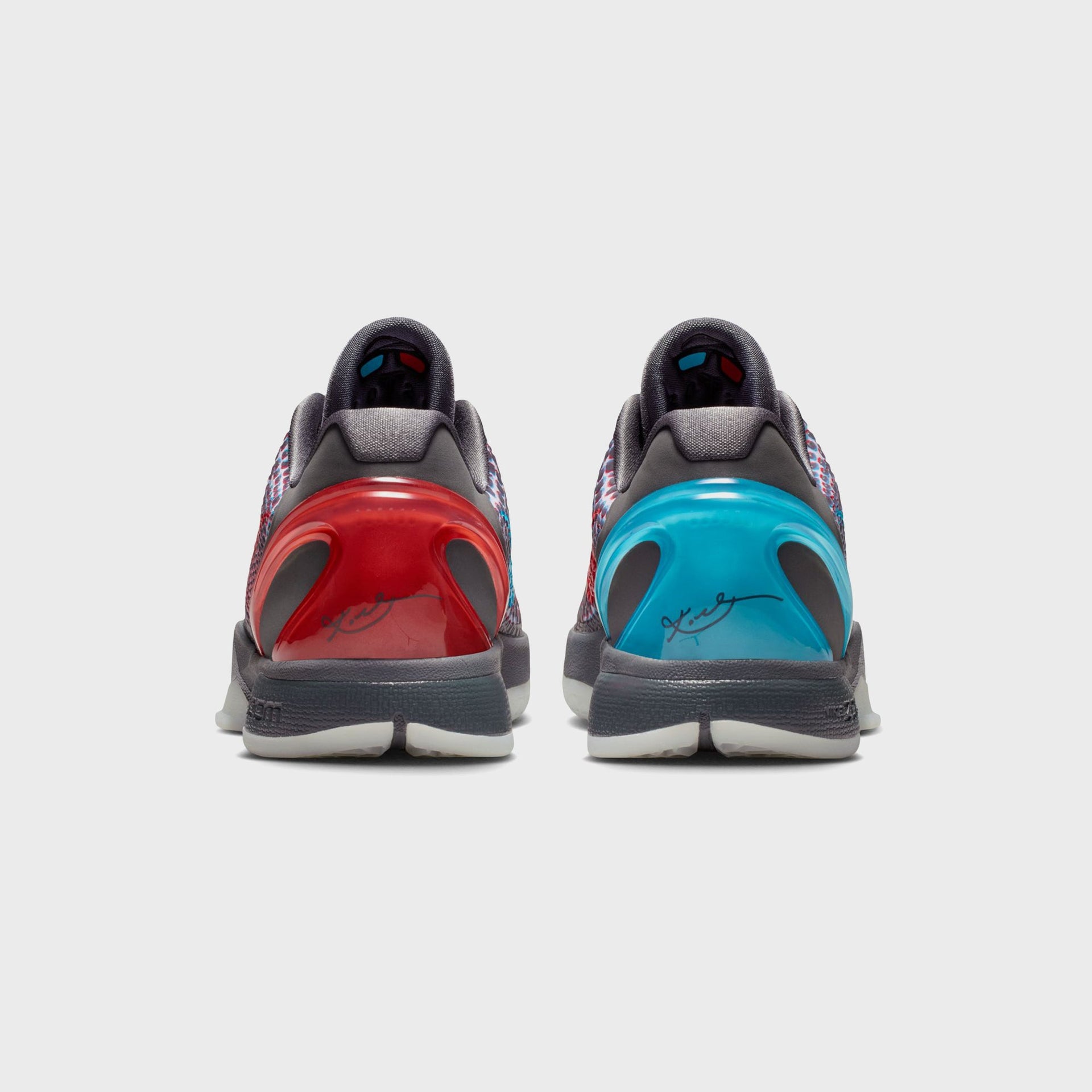 Nike Kobe 6 Protro - Dark Grey / Chlorine Blue / Daring Red