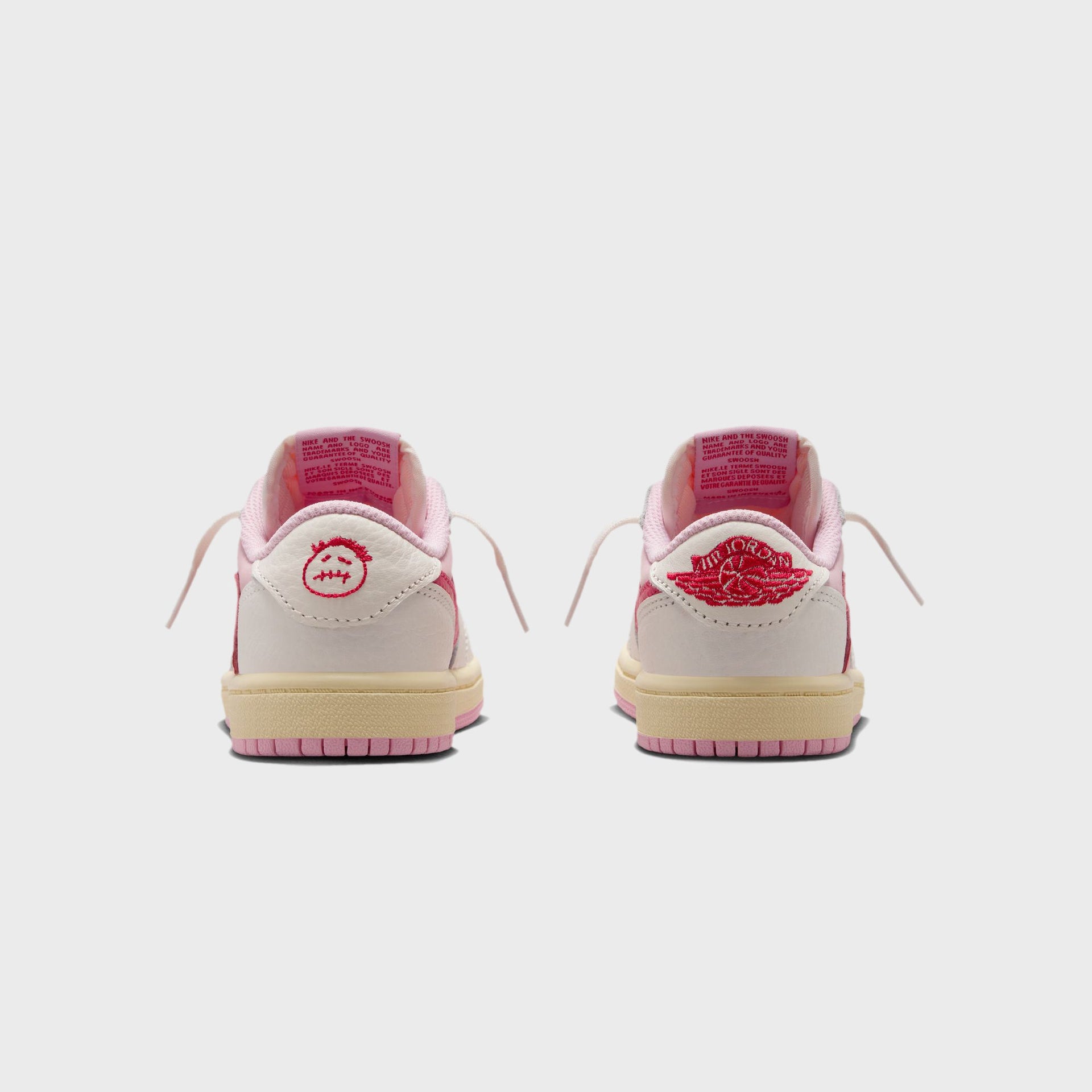 Jordan x Travis Scott PS Jordan 1 Retro Low OG - Sail / Tropical Pink / Shy Pink / Muslin