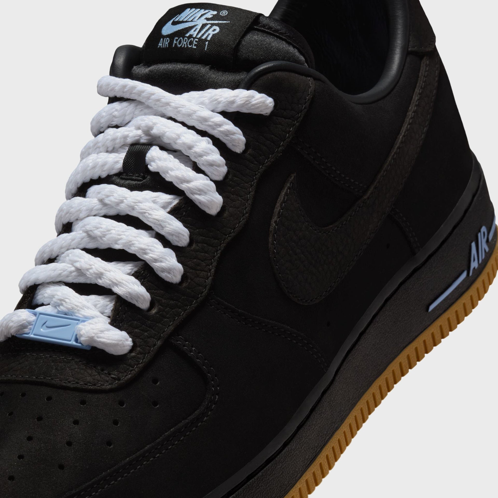 Nike x Ja Morant Air Force 1 '07 - Sundial / Cobalt Bliss / Black