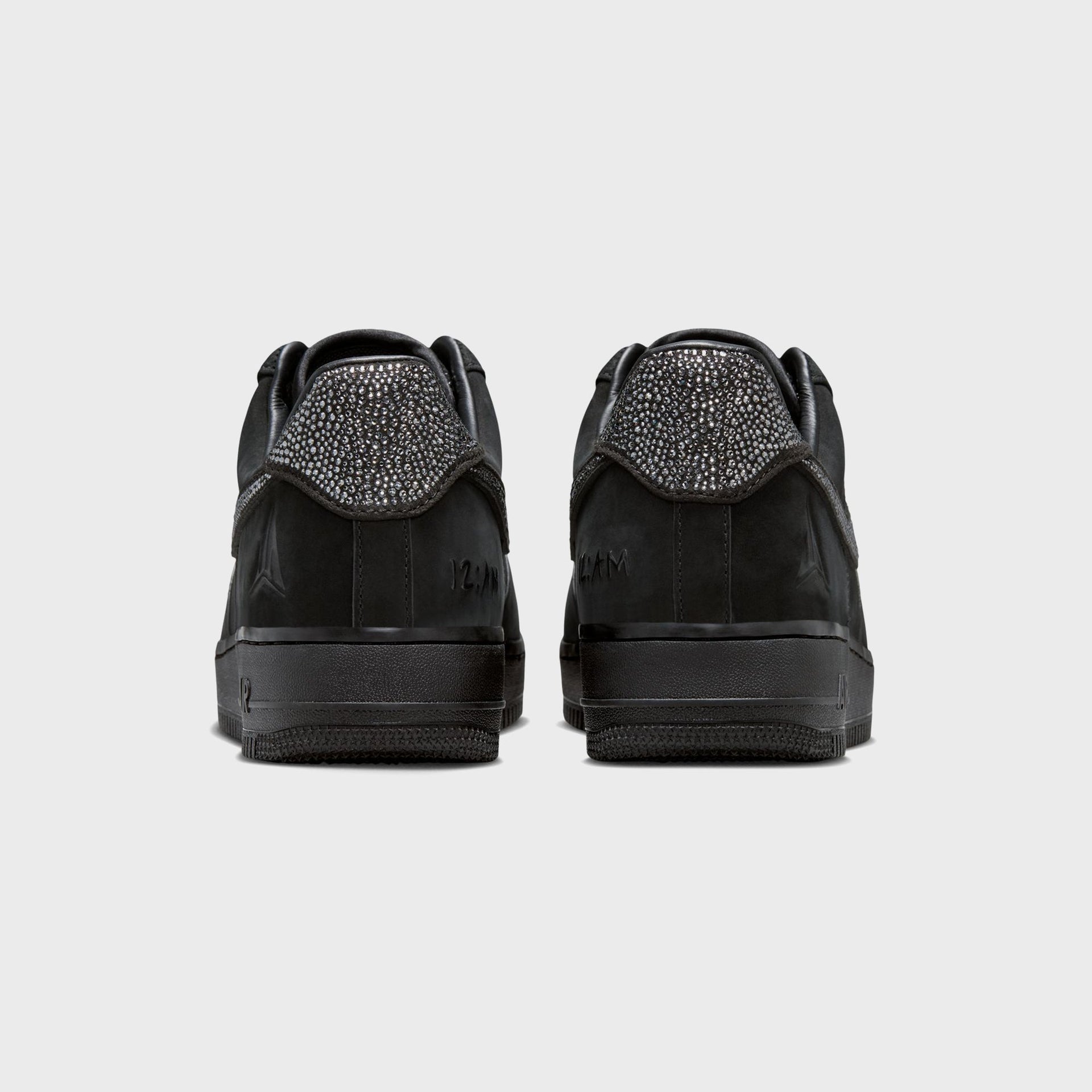 Nike x Ja Morant Air Force 1 Low - Black / Metallic Silver / Cobalt Bliss