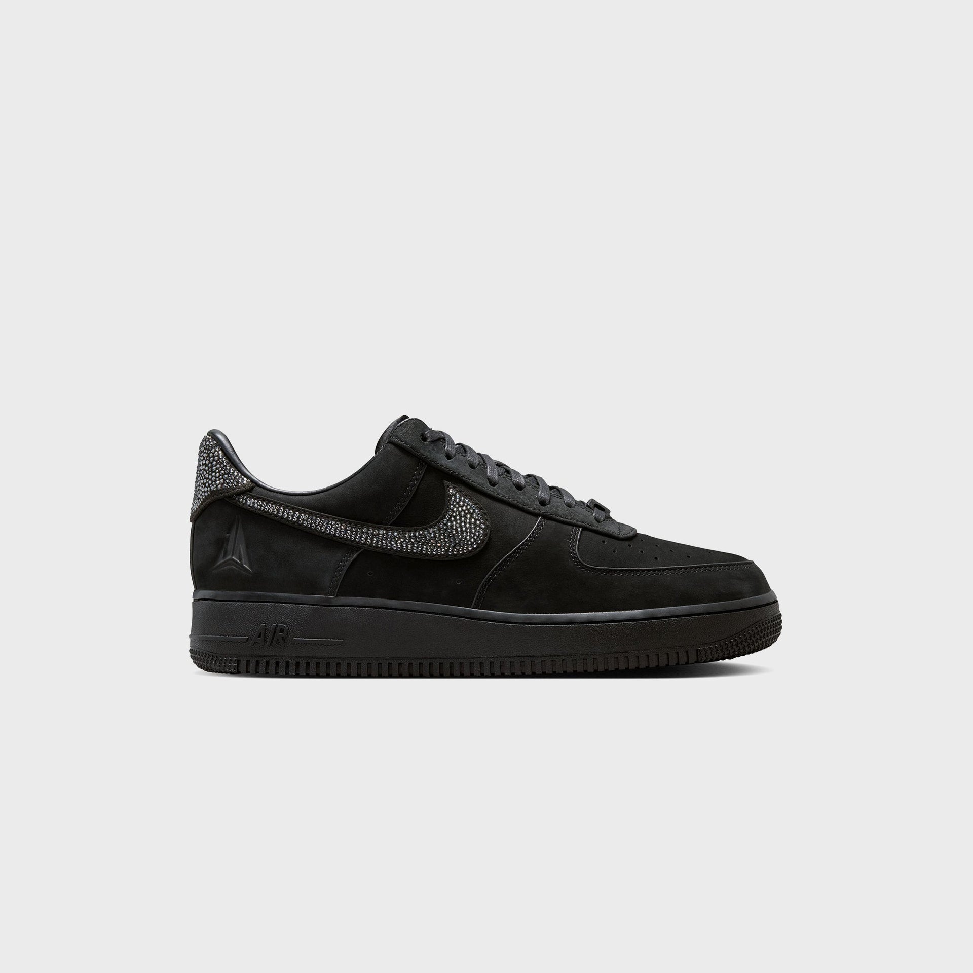 Nike x Ja Morant Air Force 1 Low - Black / Metallic Silver / Cobalt Bliss