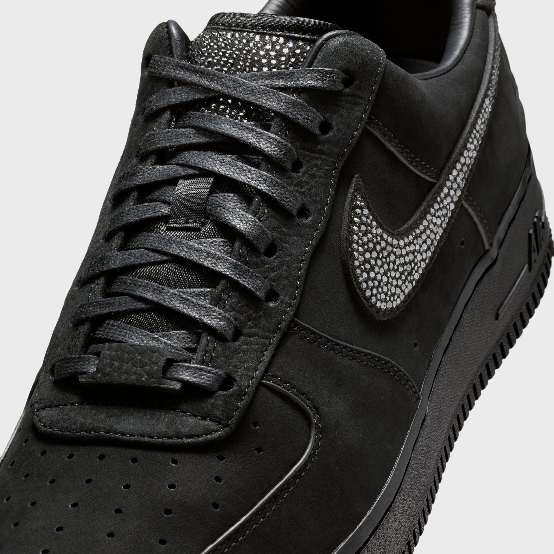 Nike x Ja Morant Air Force 1 Low - Black / Metallic Silver / Cobalt Bliss