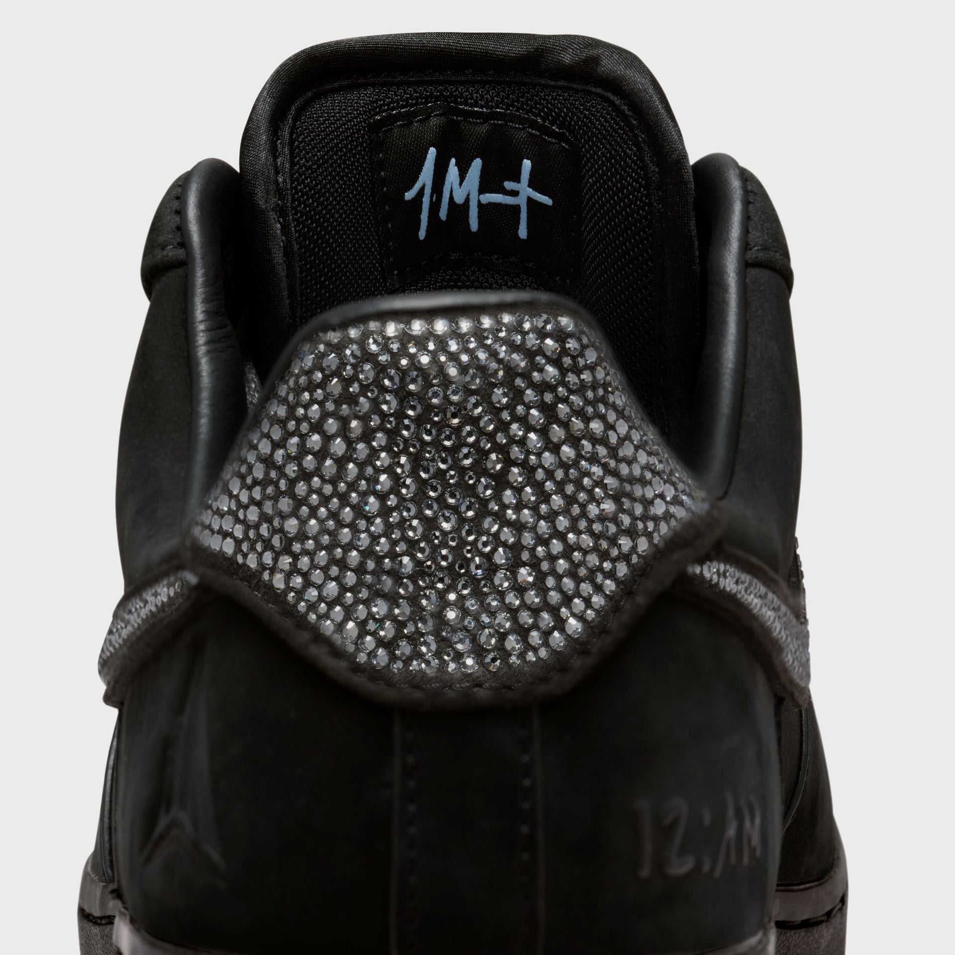 Nike x Ja Morant Air Force 1 Low - Black / Metallic Silver / Cobalt Bliss