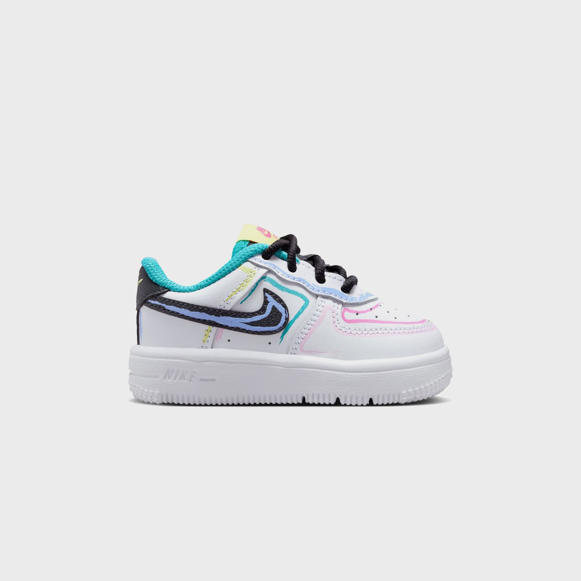 Nike TD Force 1 Low - White / Hyper Pink / Dusty Cactus