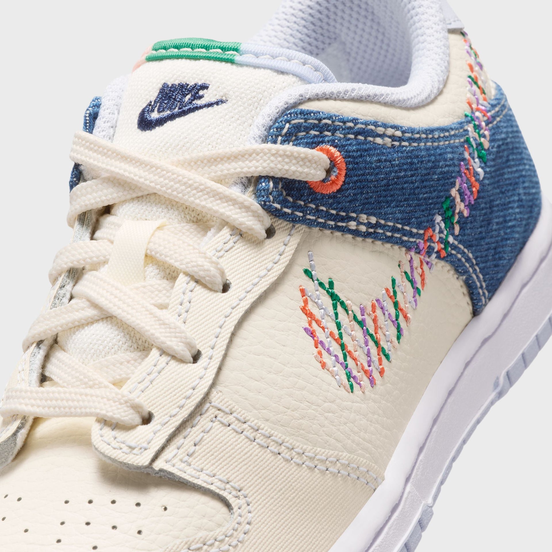 Nike PS Dunk Low - Soft Pearl / Blue Denim / Midnight Navy / Multicolor