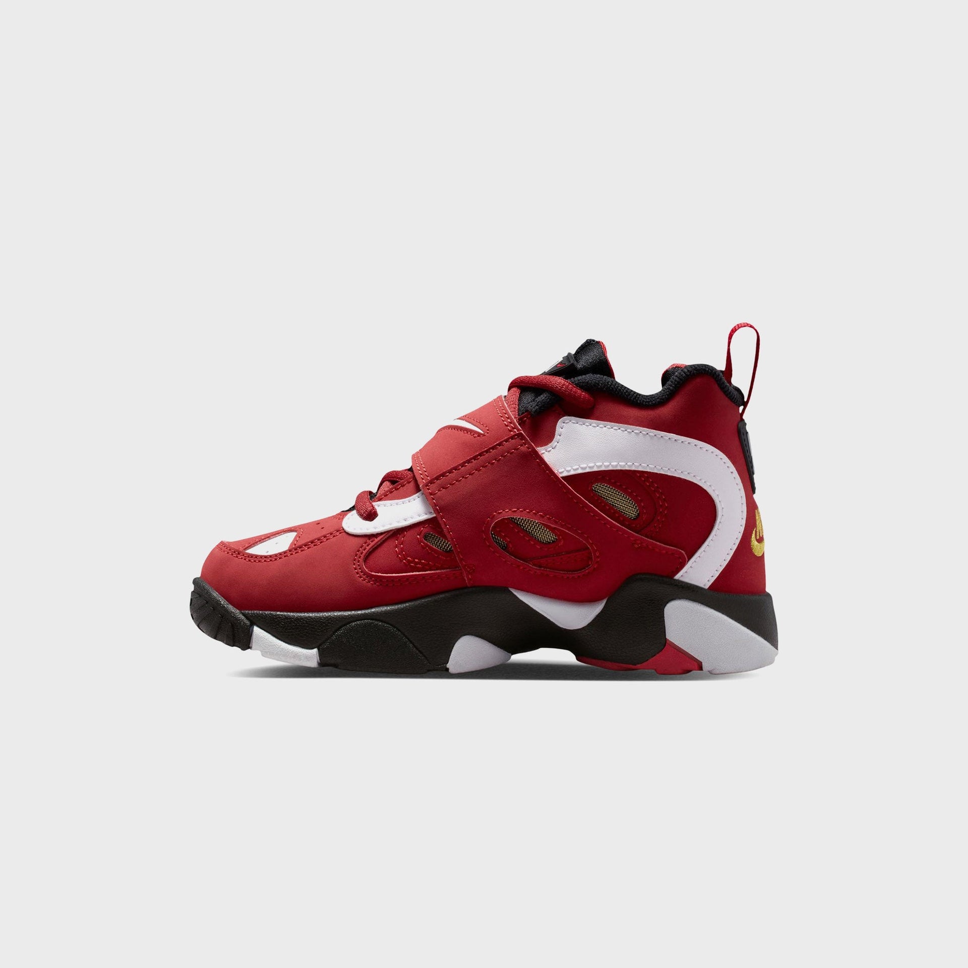 Nike PS Air Diamond Turf II - Main Red / Black / Metallic Gold / White