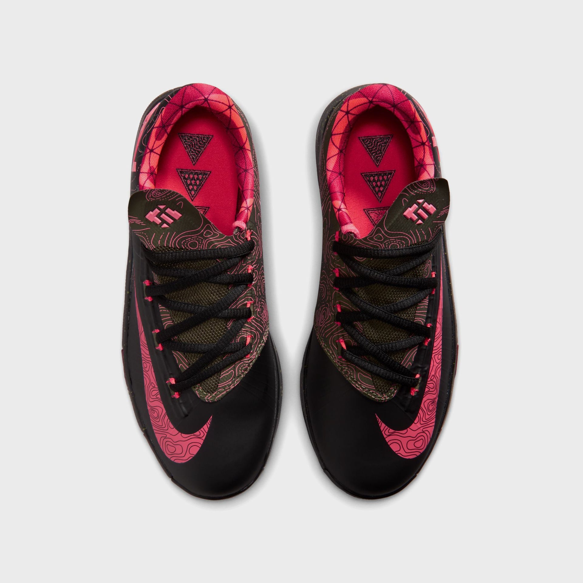 Nike GS KD 6 - Black / Medium Olive / Noble Red / Atomic Red