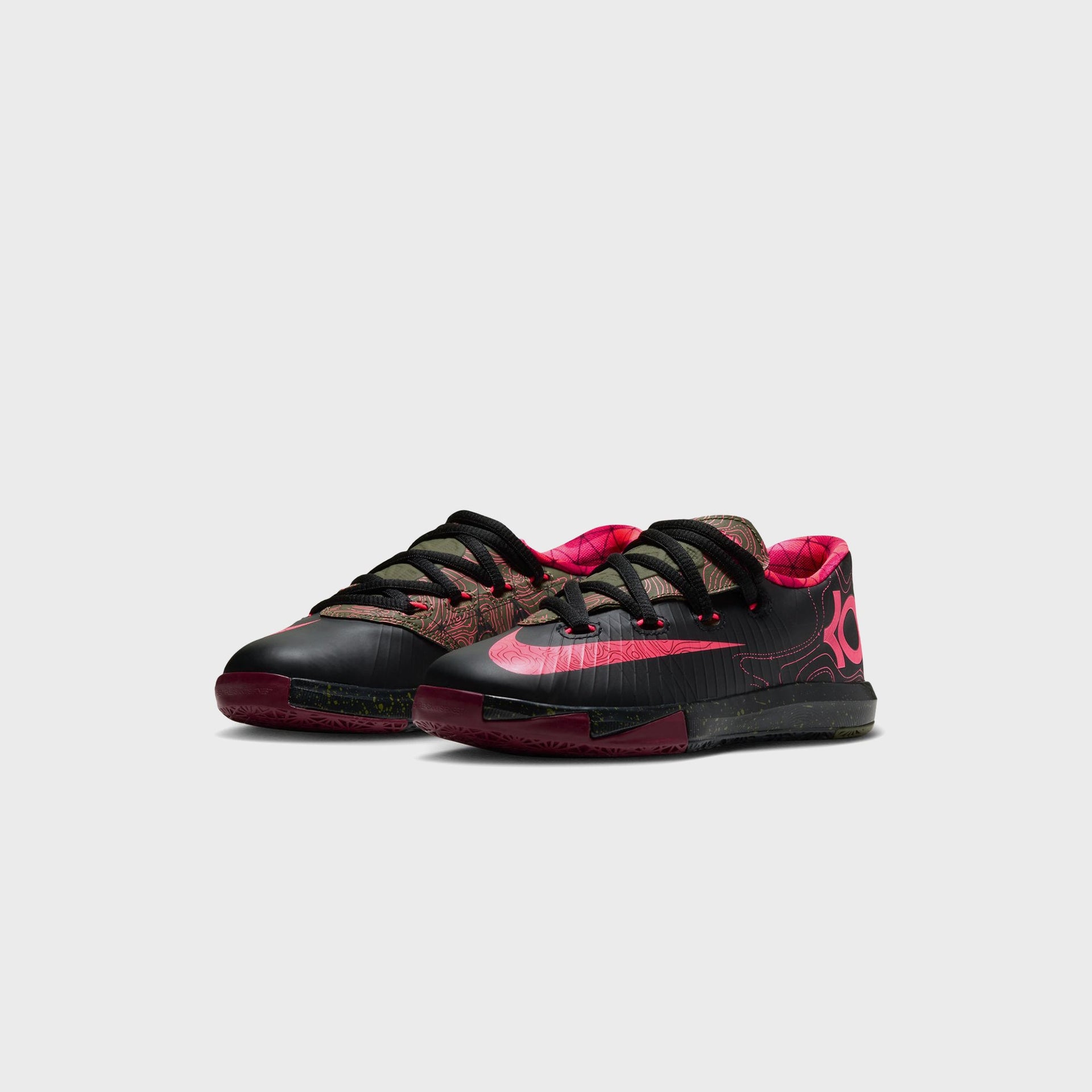 Nike PS KD 6 - Black / Medium Olive / Noble Red / Atomic Red