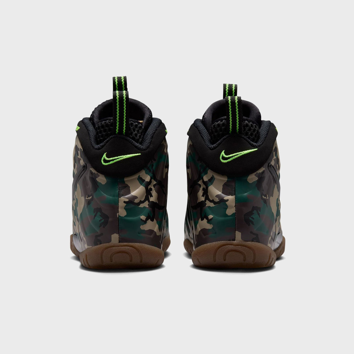 Nike PS Little Posite Pro Premium - Black / Voltage Green / Gum Dark Brown
