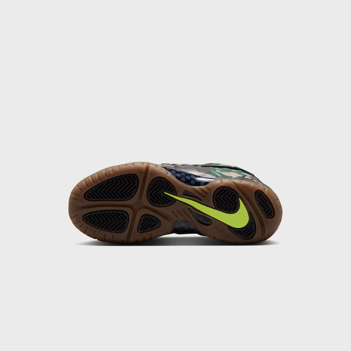 Nike PS Little Posite Pro Premium - Black / Voltage Green / Gum Dark Brown