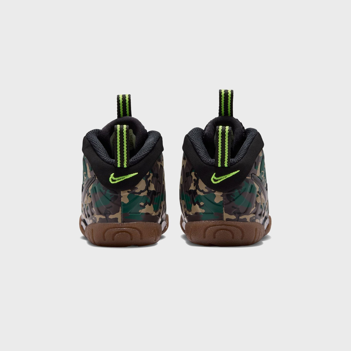 Nike TD Little Posite Pro Premium - Black / Voltage Green / Gum Dark Brown