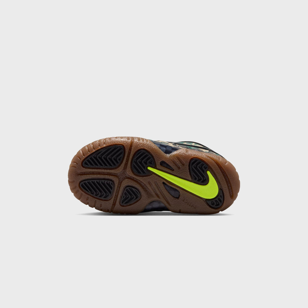 Nike TD Little Posite Pro Premium - Black / Voltage Green / Gum Dark Brown