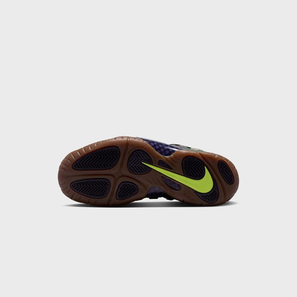 Nike GS Little Posite Pro Premium - Black / Voltage Green / Gum Dark Brown