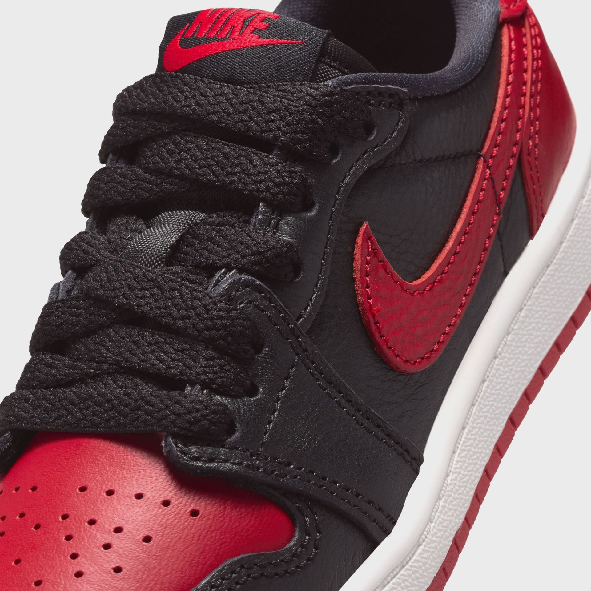 Jordan PS Air Jordan 1 Retro Low OG - Black / Varsity Red / Summit White
