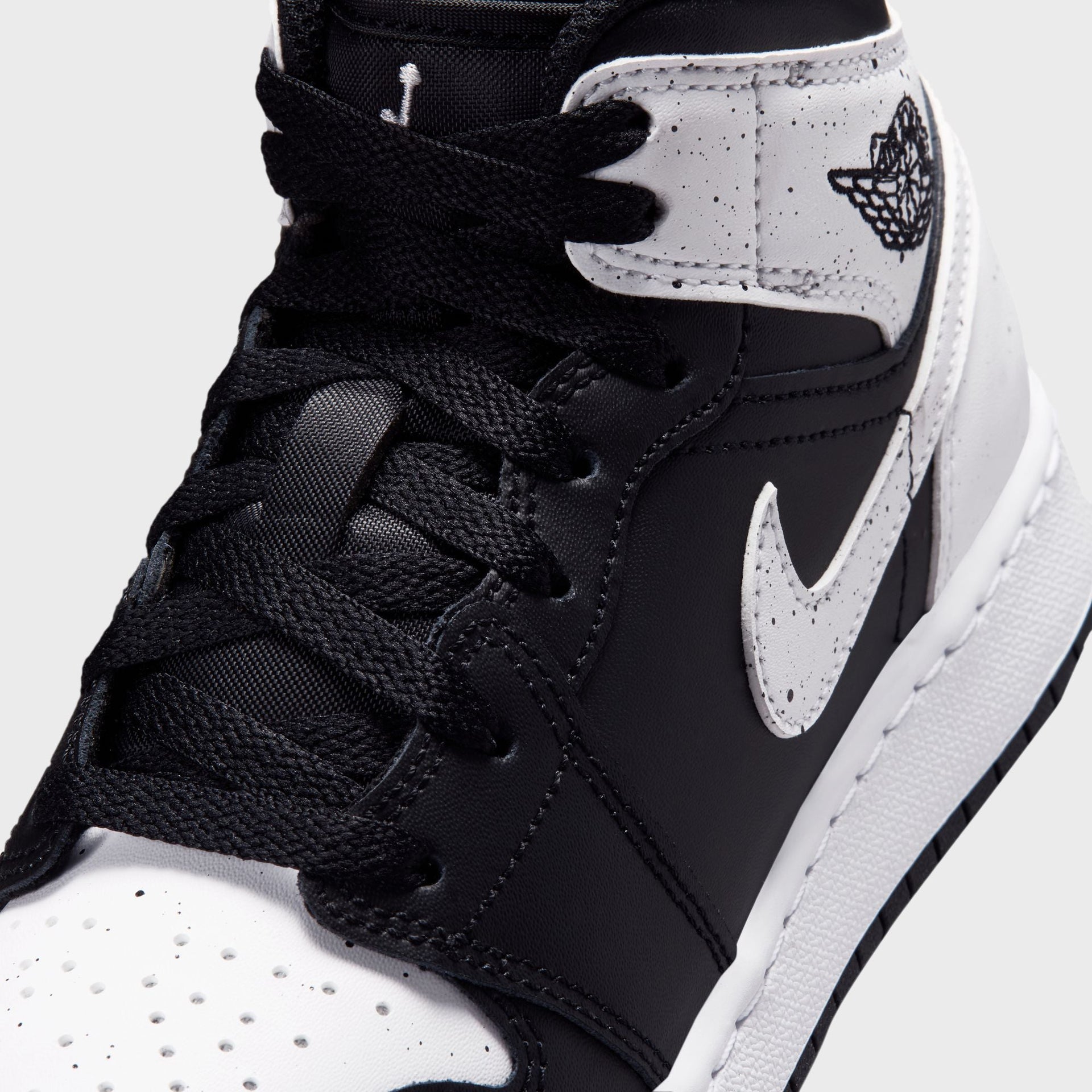 Jordan GS Air Jordan 1 Mid - Black / White