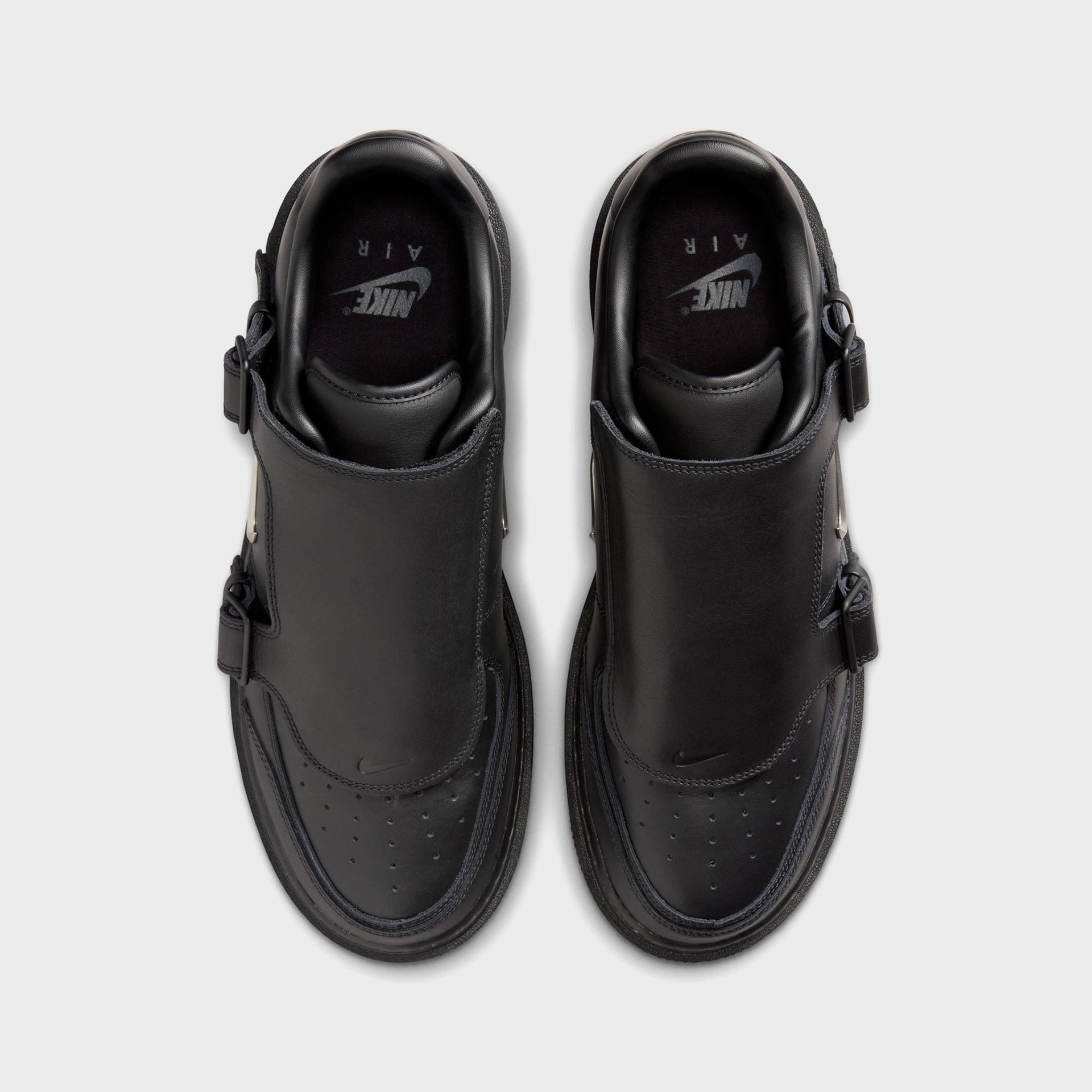 Nike Air Force 1 Low Luxe - Black / Metallic Silver / Anthracite