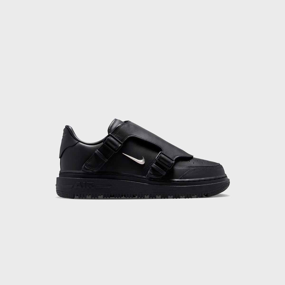 Nike Air Force 1 Low Luxe - Black / Metallic Silver / Anthracite