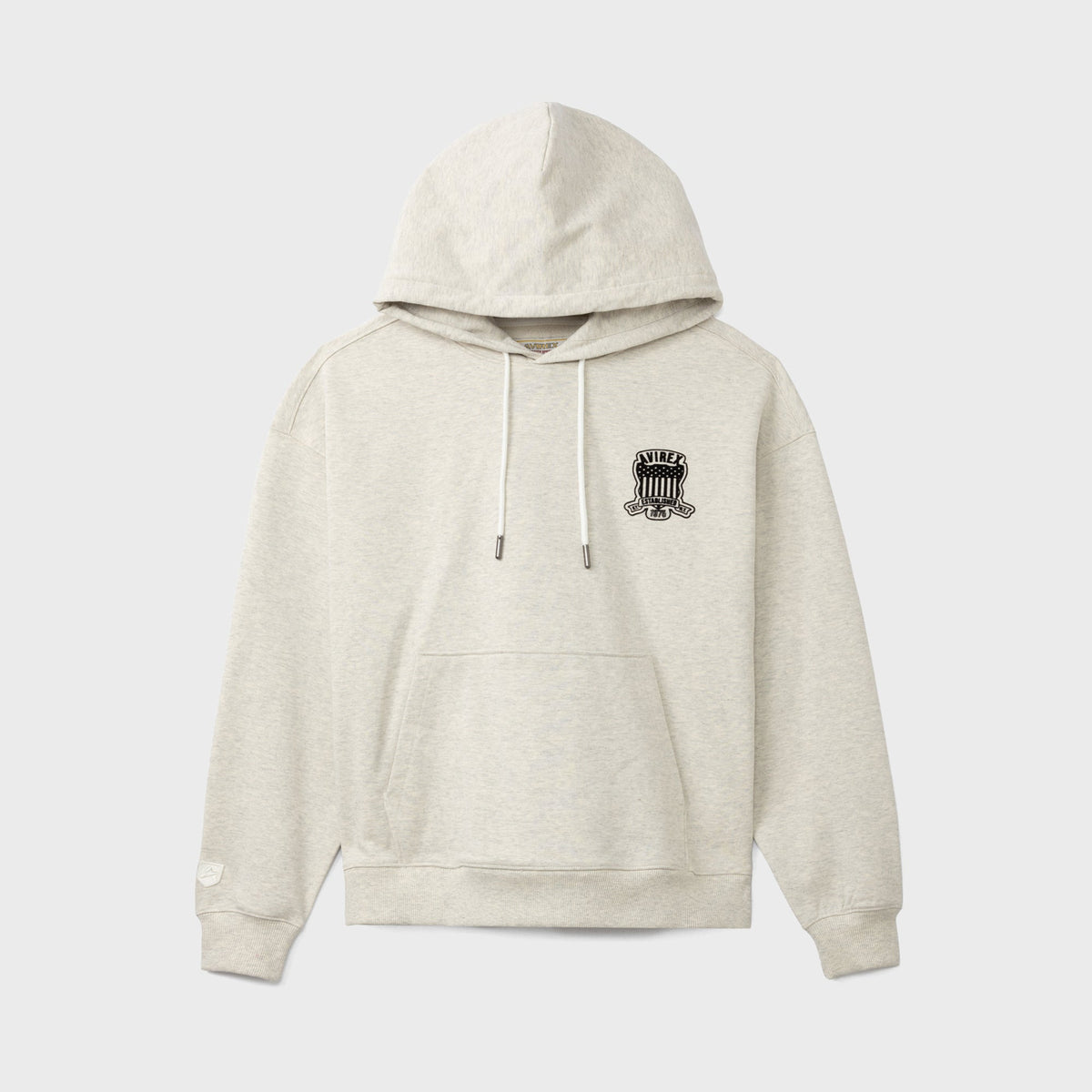 AVIREX Icon Hoodie - Heather Grey