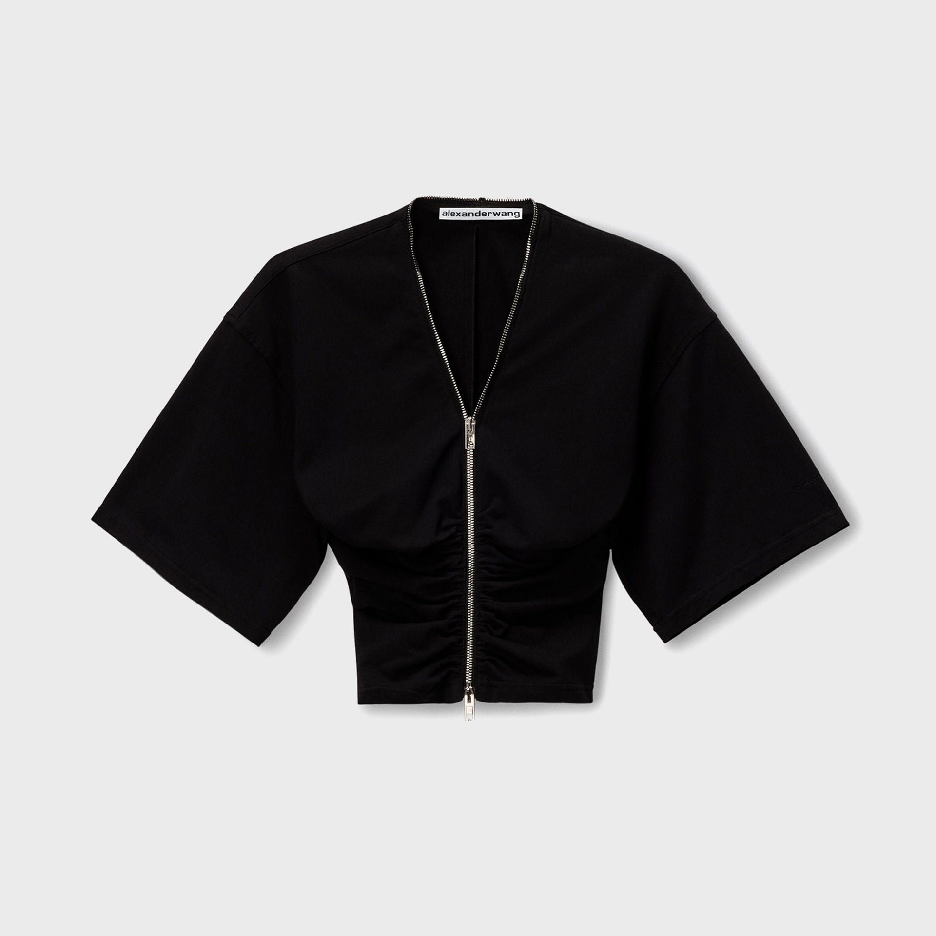 Alexander Wang Zipper Tee - Black
