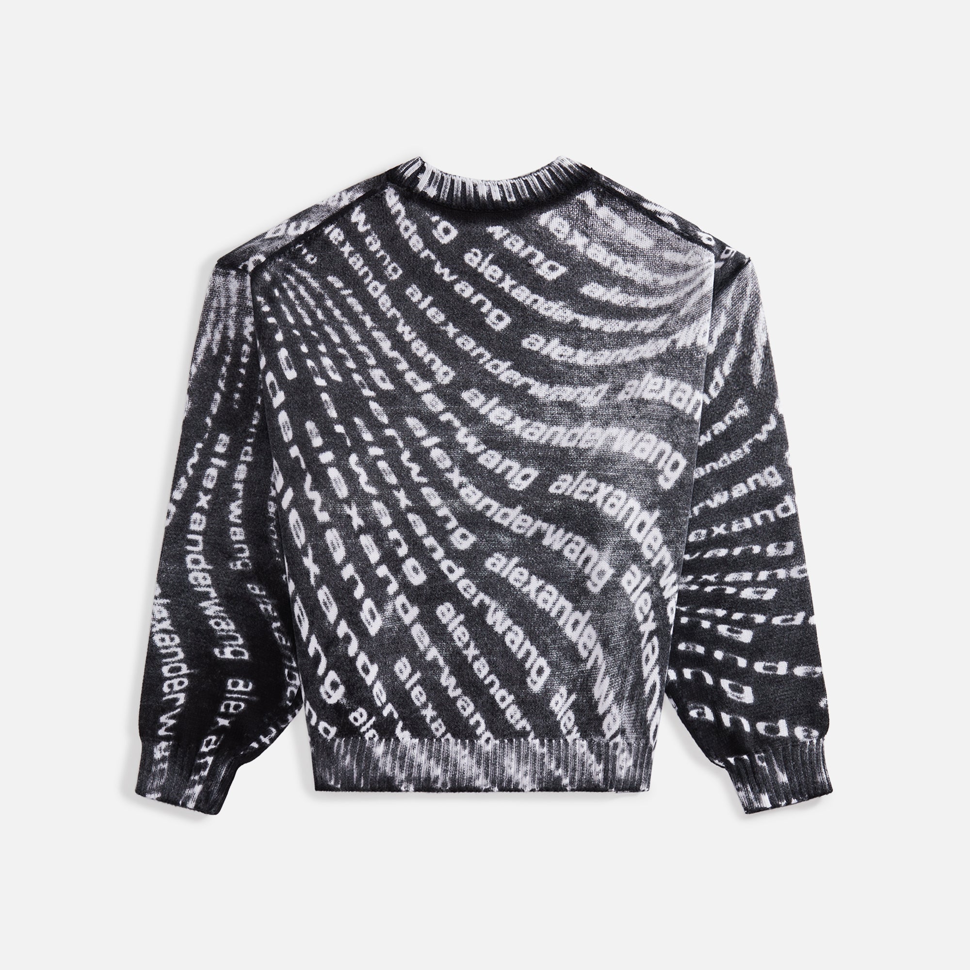 alexander wang MULTICOLOR LOGO ロンT グレー alexander wang - LONG SLEEVE TEE WITH MULTICOLOR PUFF LOGO
