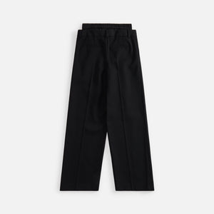 Alexander Wang Low Rise Tailored Trouser with Exposed Boxer - Black