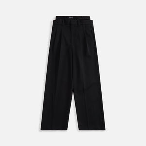 Alexander Wang Low Rise Tailored Trouser with Exposed Boxer - Black
