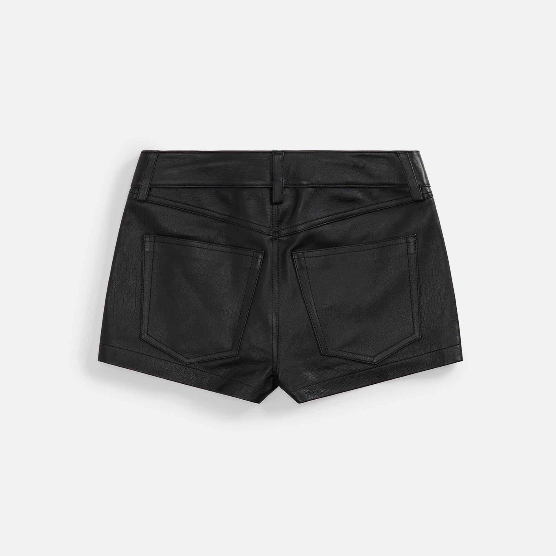 Alexander Wang Mini Skort with G-String and Diamante Charms - Black