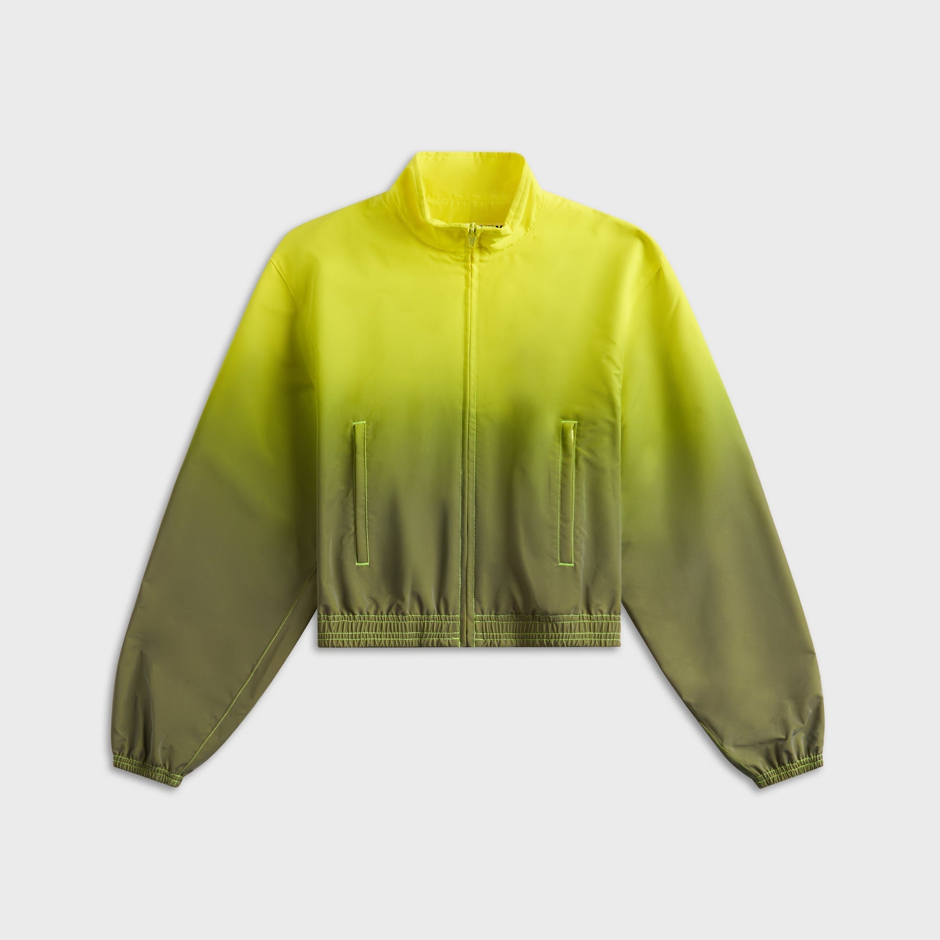 Alexander Wang Reflective Shrunken Track Jacket - Yellow